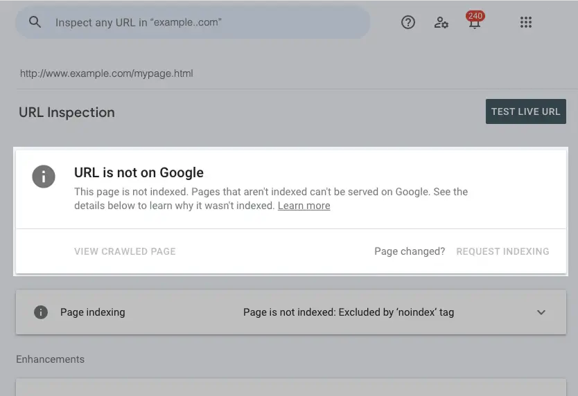 Google search Console